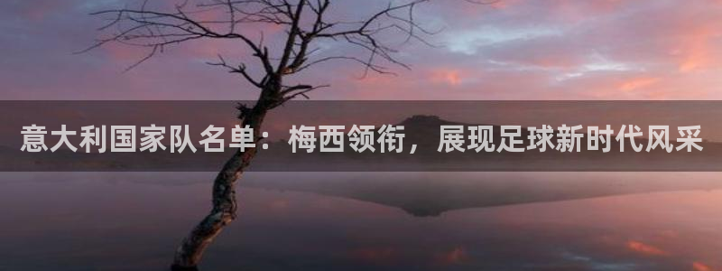 中国 世界杯:意大利国家队名单:梅西领衔,展现足球新时代风采